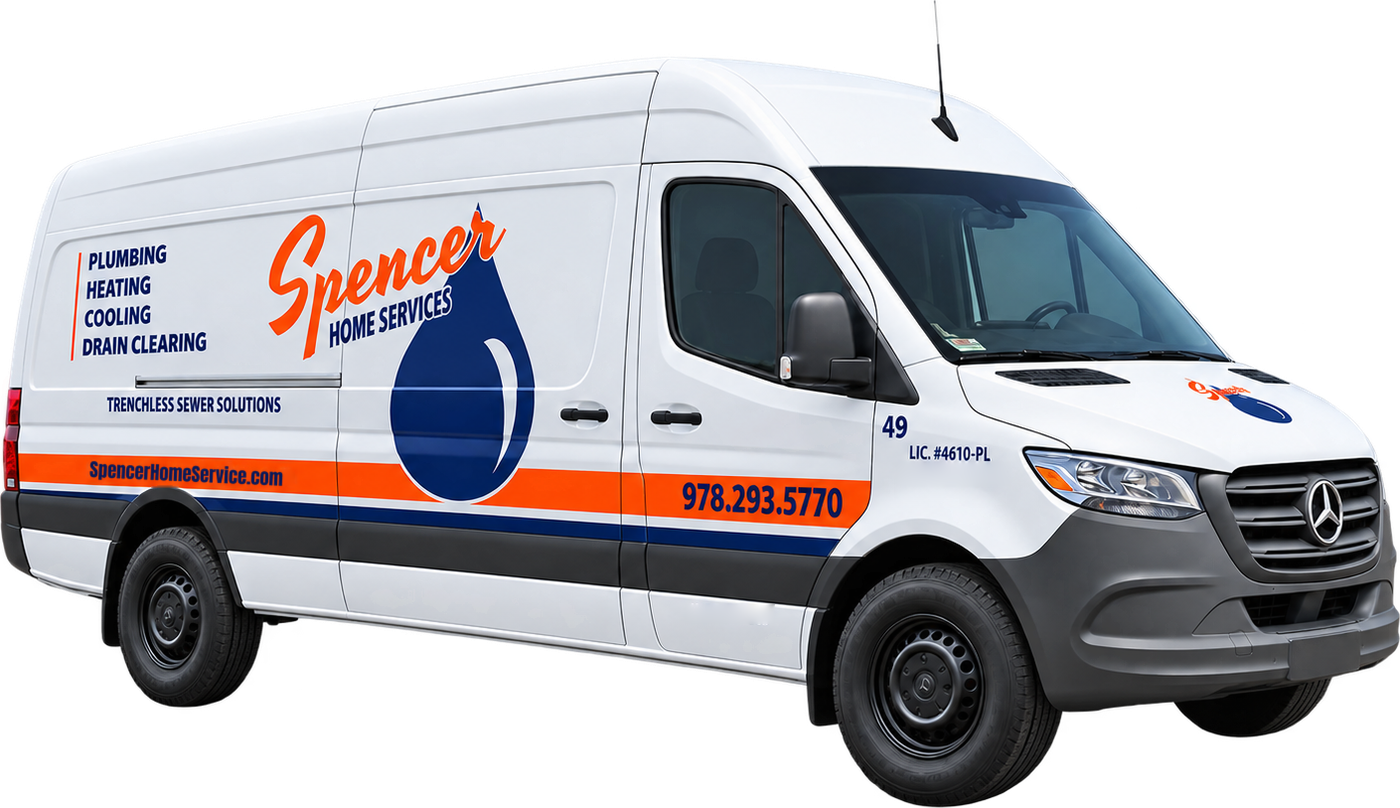 A Spencer Home Services van