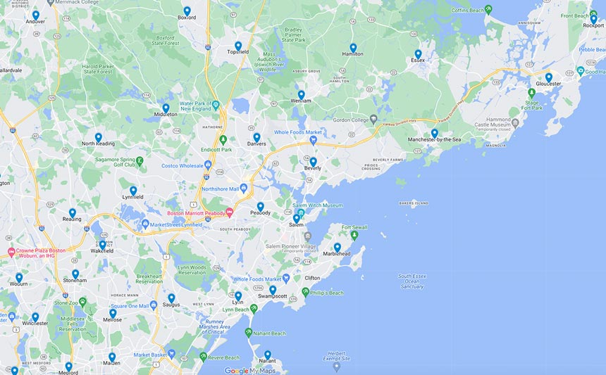 Service Area Map