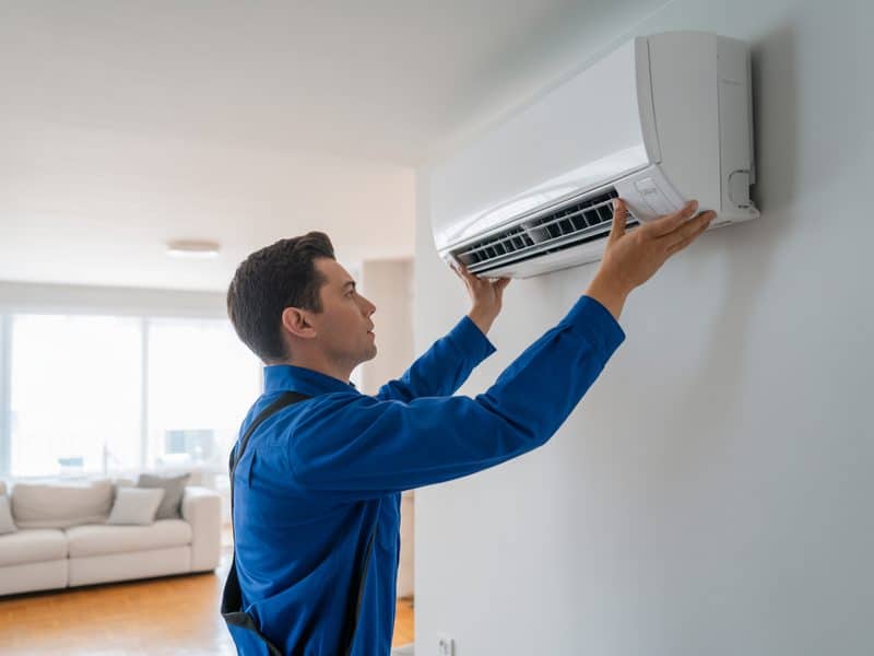 Spencer Home Services air conditioning - mini split install opt