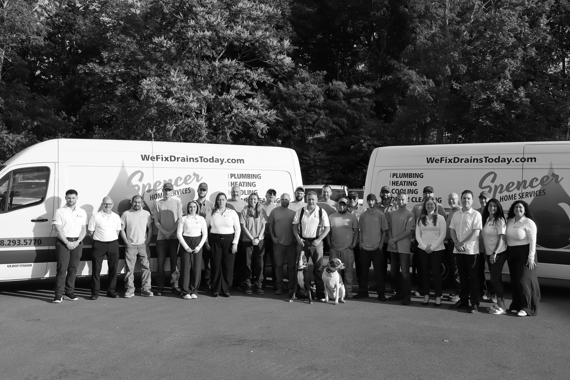 Spencer Home Services plumbing team in Hamilton, MA