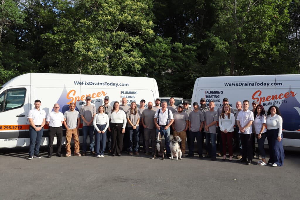 The Spencer Home Services team at the Peabody headquarters
